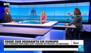 Crise migratoire en Europe : les premiers réfugiés arrivent en France