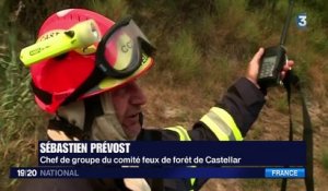 Alpes-Maritimes : des habitations menacées par un feu de forêt