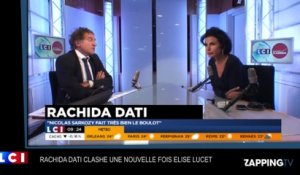 Rachida Dati clashe une nouvelle fois Elise Lucet : "Je lui laisse cette minute de gloire"
