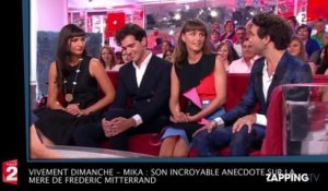 Vivement Dimanche – Mika : Son incroyable anecdote sur la mère de Frédéric Mitterrand