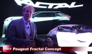 Live Francfort 2015 : le Peugeot Fractal présenté par Antoine Arnoux