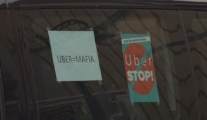 Bruxelles congestionnée par une nouvelle manifestation anti-Uber des taxis