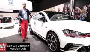 Volkswagen Golf GTI Clubsport : découverte au salon de Francfort 2015