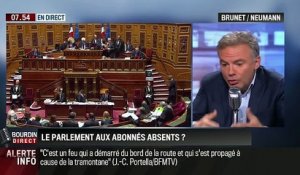 Brunet & Neumann: Absentéisme à l'Assemblée nationale: Les députés se moquent-ils des Français ?- 18/09