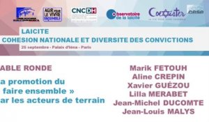 Colloque "Laïcité : cohésion nationale et diversité des convictions" - cese