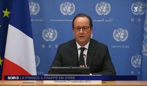 Syrie : la France a mené ses premières frappes