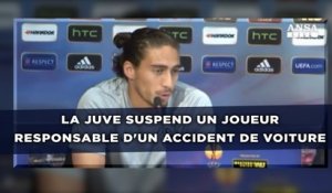 La Juve suspend un joueur responsable d'un accident de voiture
