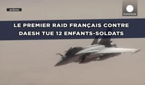 Douze enfants-soldats tués par la première frappe française contre Daesh