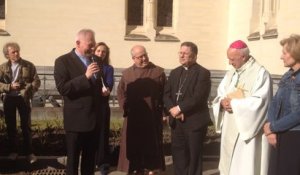 Inauguration du Cloître de la Miséricorde au Sanctuaire de Lisieux