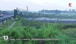 L'Eurotunnel, bloqué par des migrants