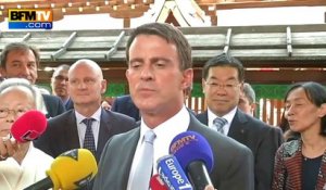 Au Japon, Manuel Valls a assuré être "toujours zen"