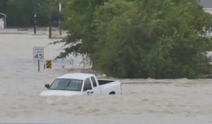 Les inondations en Caroline du Sud à travers les télés américaines