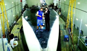 HUGO BOSS présente le bateau de son skipper Alex Thomson