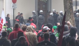 Manifestation nationale: échauffourées entre police et manifestants
