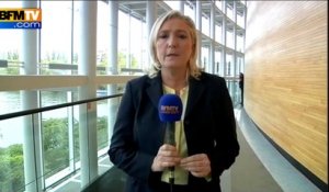 Marine Le Pen maintient sur BFMTV qu'"Hollande se comporte comme le vice-chancelier de Merkel"