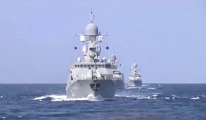 Un navire Russe envoie une volée de missiles contre l'état Islamique