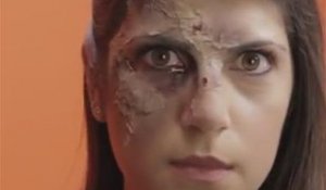 Maquillage Halloween : les yeux de zombie
