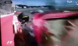 Crash Carlos Sainz GP Sotchi