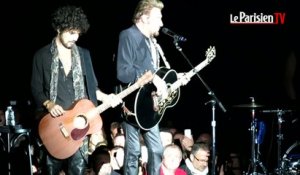Johnny Hallyday à Lille : un extrait de sa nouvelle chanson «de l'amour»