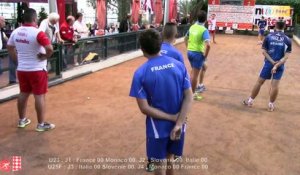 Demi-finales doubles U23 et U25F, Challenge International Denis Ravera, Sport Boules, Monaco 2015