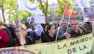 Après l'attentat d'Ankara: manifestation pro-kurde à Paris