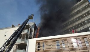 Incendie place de Haguenau à Strasbourg