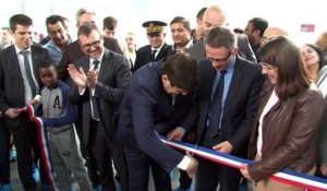 Inauguration du centre aquatique de Clichy-sous-Bois