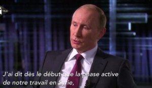 Frappes russes en Syrie: Vladimir Poutine réaffirme ses objectifs.