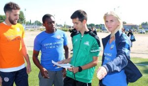 Coach MHSC avec les U9 du FC Sussargues