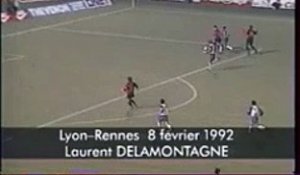 08/02/1992 : Lyon - Rennes (3-1) : Laurent Delamontagne (76')