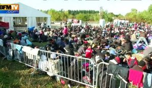 Reportage dans un camp de migrants en Slovénie