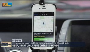 Uber en passe de devenir la start-up la plus chère de l'histoire
