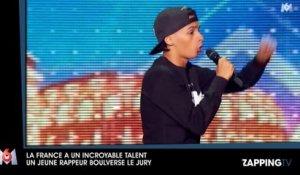 La France a un incroyable talent : un jeune rappeur réalise une prestation bouleversante et fait pleurer le jury