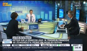 Le Club de la Bourse: Nathalie Pelras, Marc Craquelin et Nicolas Chéron - 28/10