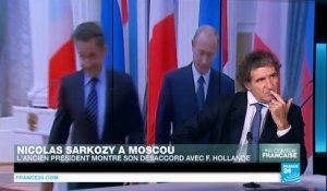 Nicolas Sarkozy à Moscou : que cherche l’ancien président français ?