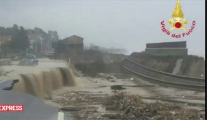 Italie: des fortes pluies ont fait 1 mort et de nombreux dégâts