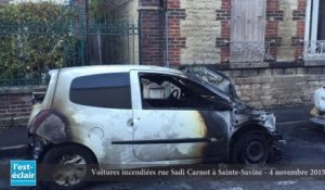Cinq voitures incendiées à Sainte-Savine