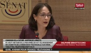 Audition de Delphine Ernotte, PDG de France Télévisions - Les matins du sénat