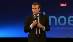 Emmanuel Macron : "il y a des femmes et des hommes qui ne veulent plus le salariat"
