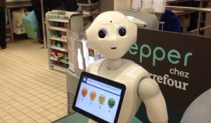Une photo avec le robot Pepper