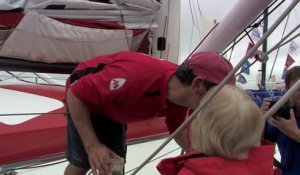 Arrivée de MACSF ( IMOCA ) - Transat Jacques Vabre 2015