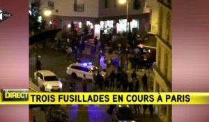 Trois fusillades en cours à Paris