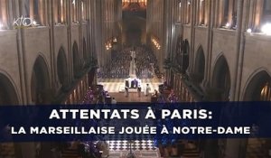 Attentats à Paris: La Marseillaise jouée à l'orgue à Notre-Dame