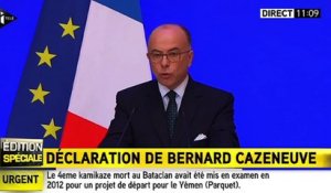 Bernard Cazeneuve annonce 23 interpellations et 31 armes saisies