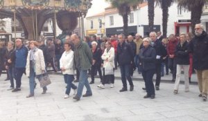 Attentats de Paris: minute de silence aux Sables d'Olonne