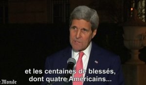 John Kerry à Paris pour exprimer la solidarité des Etats-Unis