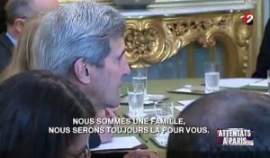 Attentats à Paris : John Kerry à l'Élysée pour apporter son soutien à la France