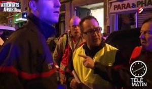 Attentats à Paris : "Je n'oublierai jamais", raconte un pompier