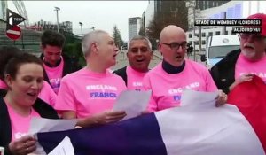 Les supporters anglais chantent la Marseillaise