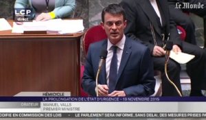 Manuel Valls annonce à l'Assemblée la mort d'Abdeslam Abaaoud